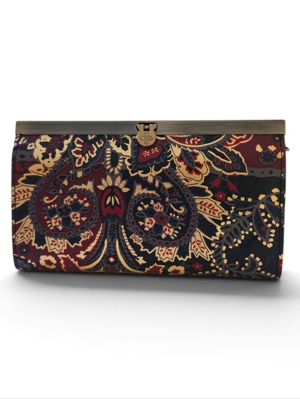 Patricia Nash Provencal Escape Cauchy Metallic Embossed RFID Leather Wallet